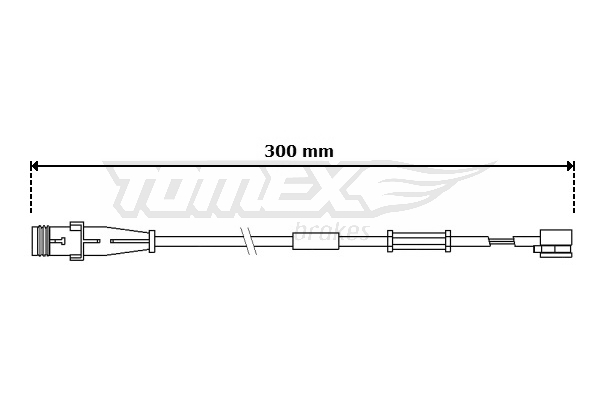 Výstrażný kontakt opotrebenia brzdového oblożenia TOMEX Brakes